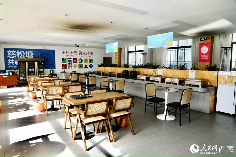 慈松堂社區(qū)共享食堂。人民網(wǎng)記者 次仁羅布攝